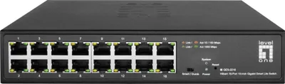 Produktbild von LevelOne Switch 16x GE GES-2216 Hilbert 10"