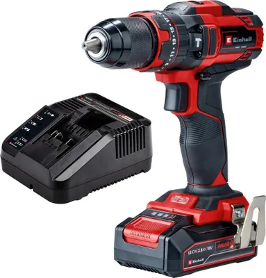 Image de Perceuse à percussion sans fil TE-CD 18/44 Li-i - Livrée avec 1 batterie 2,5 Ah Power X-Change et 1 chargeur - EINHELL - 4514287