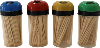 Produktbild von Bambus Zahnstocher Fingerfood-Pickser, 4 x 100 Stück