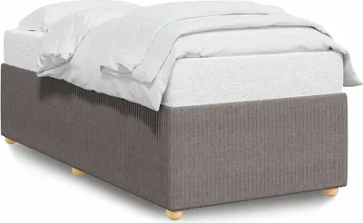 Produktbild von vidaXL Bettgestell ohne Matratze Taupe 80x200 cm Stoff