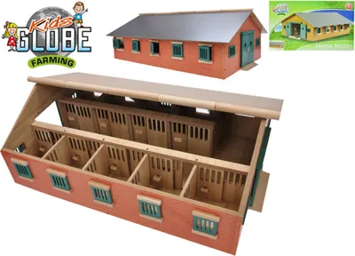 Immagine prodotto di Stalla per cavalli Kids Globe 1:32 610544
