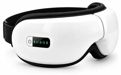 Produktbild von Augenmassagegerät mit Wärmefunktion und Bluetooth Musik, Faltbare Augenmassagebrille mit 5 Modi, 15-Minuten-Timer und USB-Aufladung