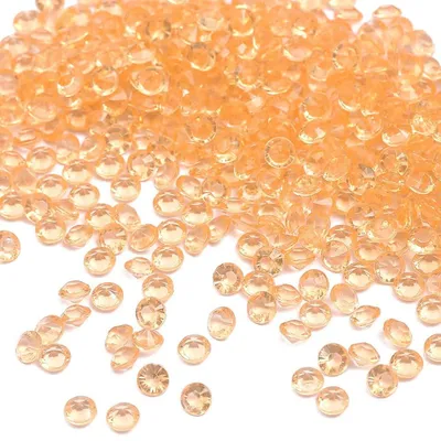 Productafbeelding van Acryl decoratieve diamantkristallen - 1000 stuks, 4 mm - Versierstenen voor tafeldecoratie - Roségoud