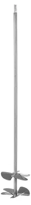 Image de Aérateur pour miel - Accessoire pour perceuse pour aération du miel - Acier inoxydable - 9x60 cm - Argenté - 1 pièce