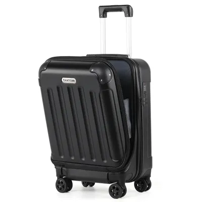 Produktbild von Hartschalen-Trolley ABS Handgepäck Koffer Rollkoffer Reisekoffer Hartschalenkoffer, mit 4 Rollen 360° Große Kapazität Trolley