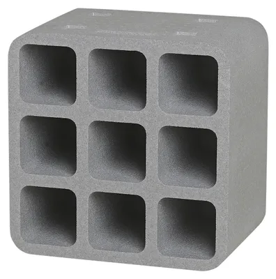 Produktbild von Climapor Flaschenbox Cube, 9 Flaschen max. Ø 9 cm - 1 Stück