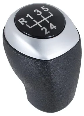 Produktbild von Hyundai i20 07-12 Schaltknauf SCHWARZ + SILBER 5-GANG