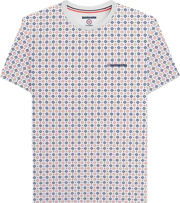 Produktbild von Lambretta - "SS24" T-Shirt Rundum bedruckt für Herren LB245 (L) (Weiß)
