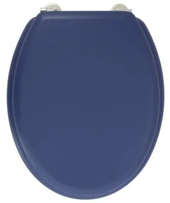 Produktbild von GELCO DESIGN Dolce WC-Sitz – Edelstahlscharniere – Formholz – Marineblau