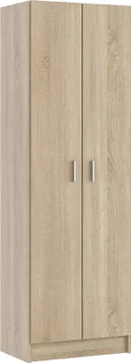 Produktbild von Dmora Mehrzweckschrank 2 Türen 59x180 cm Braun 6 Regale