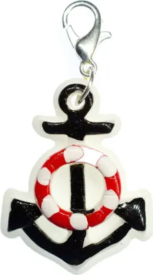 Produktbild von Anker auf weiß maritim Charm Zipper Pull Anhänger Bettelanhänger Miniblings Meer