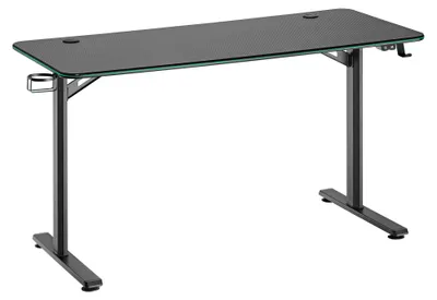Image de Bureau gaming Xantron® avec LED, 136 x 60 cm, noir
