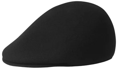 Kangol warme Flatcap Schiebermütze in schwarz