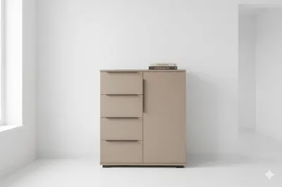 Zdjęcie produktu dla Komoda A2 – craft złoty– 120 x 48 x 89 cm