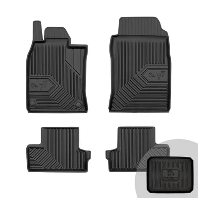 Produktbild von FROGUM No.77 Gummimatten Ganzjahresset von Auto Fußmatten Autofussmatten für Mini One I 2001-2006