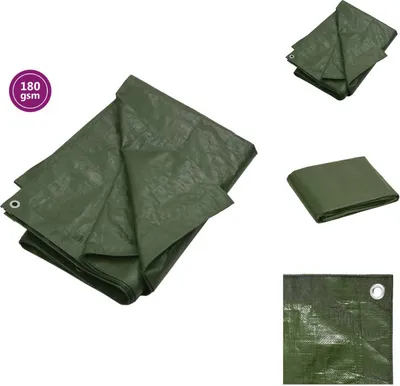 Obrázek produktu pro plachta vidaXL 180 g/m² 6x8 m zelená HDPE - Plachty