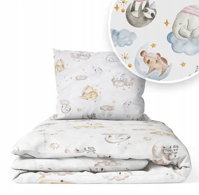 Produktbild von Ankras Kinderbettwäsche Tiermotiv 160x120 cm Baumwolle