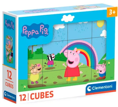 Produktbild von Peppa Pig 12-teiliges Puzzle für Kinder