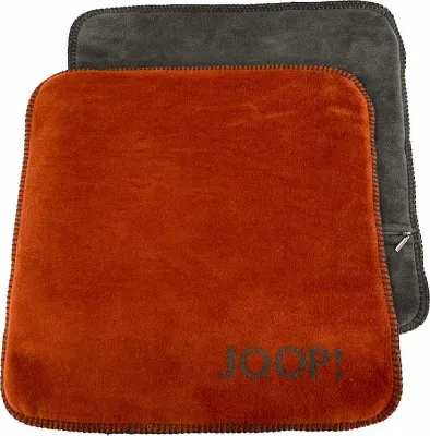 Produktbild von JOOP! Kissenbezug Uni Doubleface Farbe Rooibos Graphit Größe 50x50 cm
