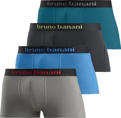 Produktbild von Bruno Banani Hipster 4 -teilig grau, türkis, schwarz, petrol Größe XL
