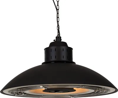 Produktbild von blumfeldt Heat Meister Terrassenheizstrahler Gartenheizstrahler, IR ComfortHeat, Leistung: 2400 Watt, 3 Heizstufen, LED-Beleuchtung, Schutzart: IP24, Bedienfeld, Fernbedienung, Timer: 0-9 h, schwarz