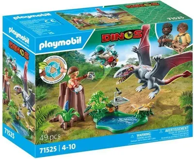 Produktbild von PLAYMOBIL Dinos Beobachtungsdrohne mit Dimorphodon, 49 Teile, Bauset ab 4 Jahren