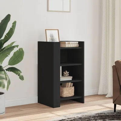 Image de vidaXL Sideboard Noir 45x35x75 cm Bois composite