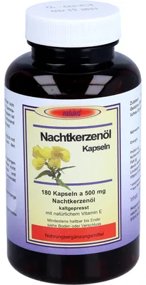 Produktbild von natuko Nachtkerzenöl Kapseln, 180 St. Kapseln