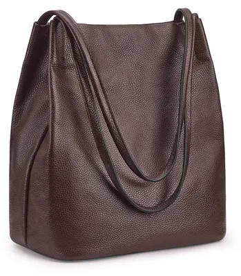 Image de Solidchoice - Sac bandoulière en cuir souple pour femmes