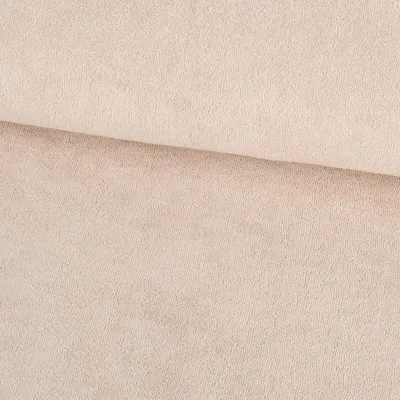 Produktbild von Frotteestoff Meterware Stretch einfarbig beige 1,5m