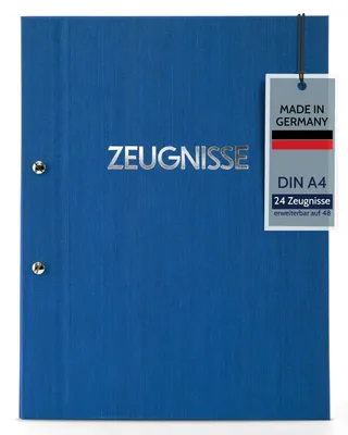 Produktbild von goldbuch 36003- Zeugnismappe Colours, Urkundenmappe DIN A4, Dokumentenmappe mit