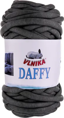 1000g Daffy Armstrickgarn dunkelgrau