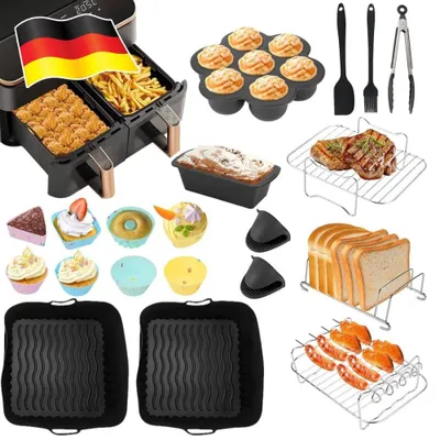 Produktbild von Airfryer Zubehör für COSORI Heißluftfritteuse Dual Zone 8,5 L