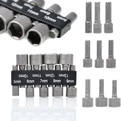 Immagine prodotto di Rosfix Set di Bussole 5-13 mm, Attacco da 1/4", 9 Pezzi.