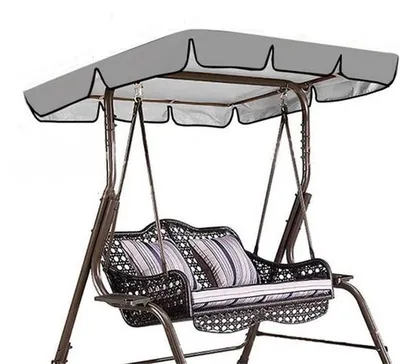 Obrázek produktu pro Venkovní plavecká vyvýšená sedačka, venkovní vyvýšená sedačka s UV ochranou, prachotěsná a vodotěsná – 195 × 125 × 15 cm, šedá
