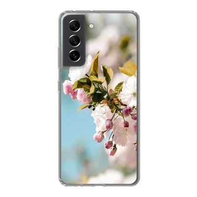 Produktbild von MuchoWow® Handyhülle Schutzhülle Hülle für Samsung Galaxy S21 FE Blumen - Blüte - Frühling Silikon Softcase Handy Hülle - Mobiltelefonhülle