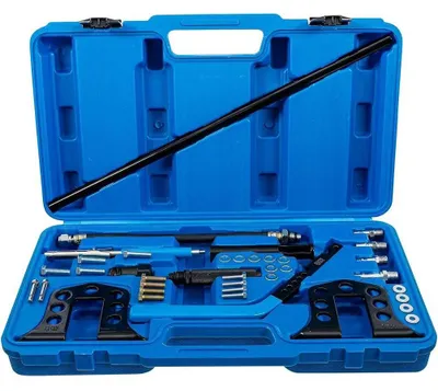 Image de Jeu de Montage et Démontage de Soupapes 13 pcs - Outils Précis et Robustes, Acier, Pro - D-Work