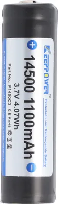 Obrázek produktu pro Baterie 14500 s napětím 3,7 V a kapacitou 1100 mAh, Li-Ion baterie s ochranou PCB P1450C3