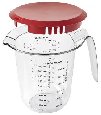 Produktbild von Westmark 30662270, 1 l, g, ml, oz, Kunststoff, Rot, Transparent, Deutschland