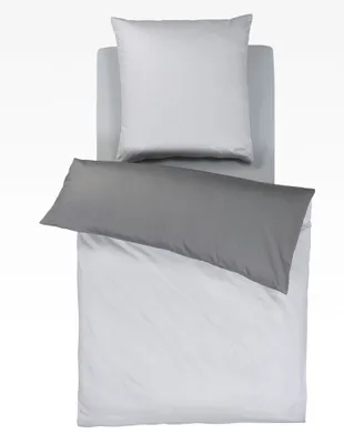Zdjęcie produktu dla Joop 4040 Micro Pattern maco satynowa pościel 135x200 + 1x 80x80 silver-9