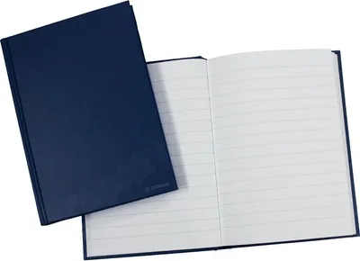 Produktbild von DONAU 1340008-10 Geschäftsbuch - A6, 96 Blatt, 70g/qm, liniert, blau