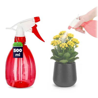 Immagine prodotto di Spruzzatore per piante in plastica KADAX, 0,5 l, bottiglia spray, nebulizzatore, spruzzatore, per cucina, bagno