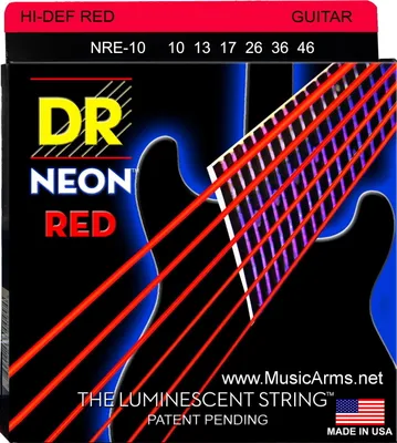 Zdjęcie produktu dla DR Strings NRE-10 Neon Struny do gitary elektrycznej