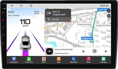 Obrázek produktu pro Multimediální autorádio s dotykovým displejem, kompatibilní s vozy Toyota Avensis 2018–2020, V9 Pro (4 GB / 64 GB)