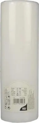 Produktbild von Stumpenkerze Ø 80 mm · 250 mm weiss mit Flachkopf