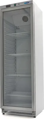 Produktbild von Maxima - Gastro Kühlschrank - 400 l - Weiß - mit Glastür