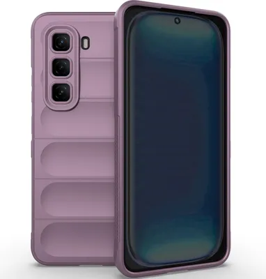 Produktbild von Handyhülle für Infinix Hot 50 Pro 4G Weich TPU Silikon Stossfest Anti-rutsch Hülle Lila
