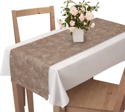 Produktbild von Tischläufer, Maße: 40x140 cm, Farbe: Bronzit