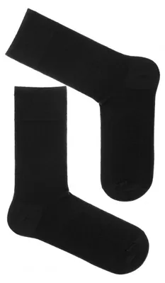 Produktbild von Herren Socken Milena aus glatter Baumwolle schwarz 75% Baumwolle 42-46