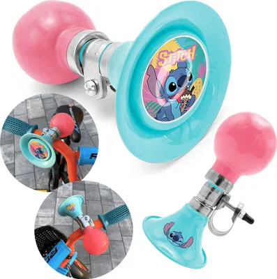 Produktbild von DISNEY Stitch FAHRRADTROMPETE, FAHRRADHUPE, FAHRRADQUIETSCHER, KLINGEL für ein Mädchen